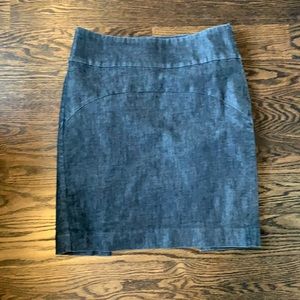 Denim Pencil Skirt